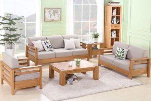 Ghế Sofa gỗ – Sofa phòng khách đẹp, phong cách hiện đại